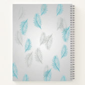 Carnet feuille de style motif (Dos)