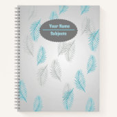 Carnet feuille de style motif (Devant)