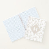 Carnet Feuille décorative Botanique Beige Monogramme (Intérieur)