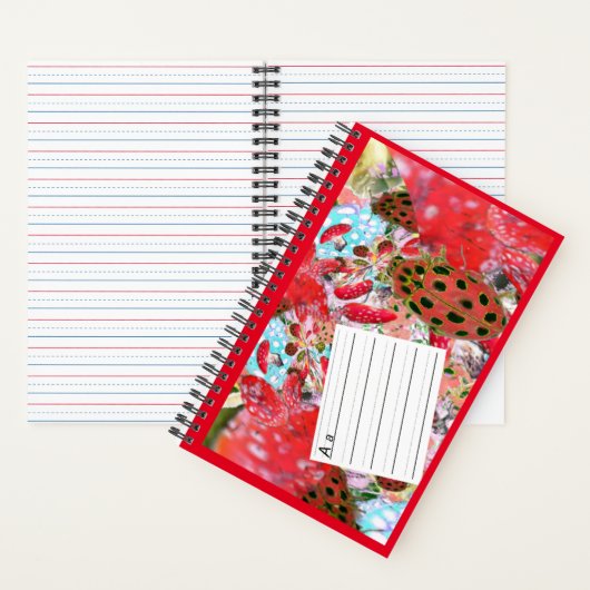 Carnet Feuille d'écriture ABC (À l'intérieur)