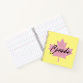Carnet Feuille d'érable du Canada (Intérieur)