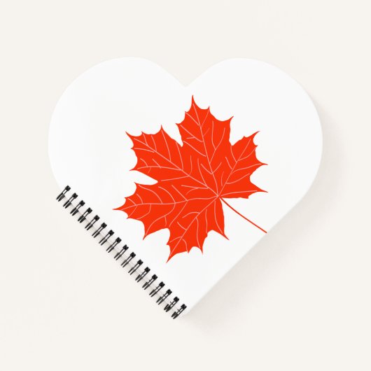 Carnet Feuille d'érable rouge (Devant)
