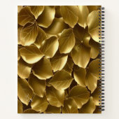 Carnet Feuille d'or (Dos)