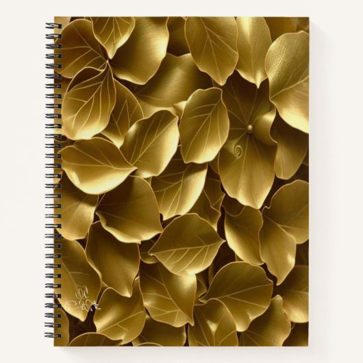 Carnet Feuille d'or (Devant)