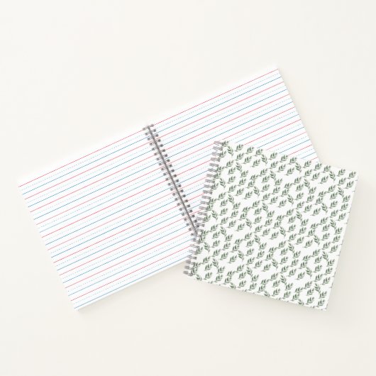 Carnet feuille ☃ enneigé (Intérieur)