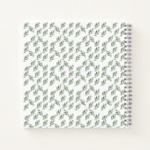 Carnet feuille ☃ enneigé (Dos)