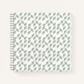 Carnet feuille ☃ enneigé (Devant)