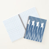 Carnet Feuille et abstrait incurvé (Intérieur)