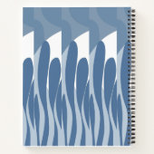 Carnet Feuille et abstrait incurvé (Dos)