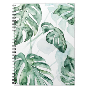 Carnet Feuille fendue de paume tropicale