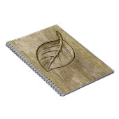 Carnet Feuille gravée (Côté Droit)