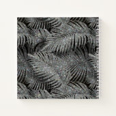 Carnet Feuille Motif Sparkling Palm Silver ID831 (Dos)