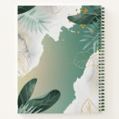 Carnet Feuille Or Et Vert (Dos)