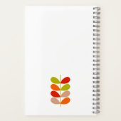 Carnet Feuille Rétro - Moderne Mi-Siècle (Verso)