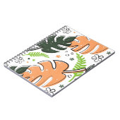 Carnet feuille tropical (Côté gauche)