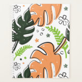 carnet feuille tropical (Devant)