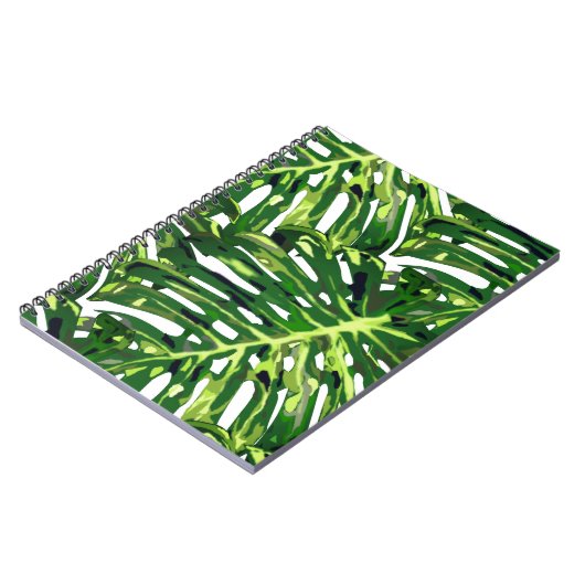 Carnet Feuille Tropical Monstera - Verdure (Côté gauche)