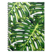Carnet Feuille Tropical Monstera - Verdure (Devant)