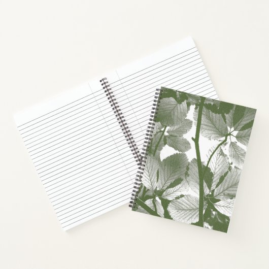 CARNET FEUILLE VERT (Intérieur)