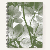 CARNET FEUILLE VERT (Devant)