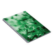 Carnet Feuille vert arrière - plan nature (Côté Droit)