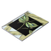 Carnet Feuilles à l'instigation de la libellule par Jenni (Côté gauche)