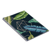 Carnet Feuilles Abstraits : Ligne Polygonale Sans Couche. (Côté Droit)