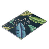 Carnet Feuilles Abstraits : Ligne Polygonale Sans Couche. (Côté gauche)