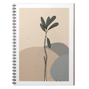 Carnet Feuilles abstraits modernes