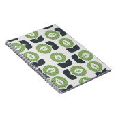 Carnet Feuilles Abstraits rétro : Style Vintage sans fail (Côté Droit)