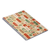 Carnet Feuilles Abstraits scandinaves : Conception de car (Côté Droit)