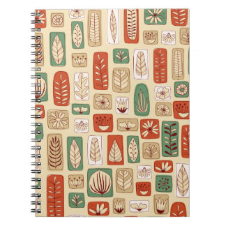 Carnet Feuilles Abstraits scandinaves : Conception de car