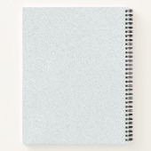 Carnet Feuilles aquarelles vertes violettes (Dos)