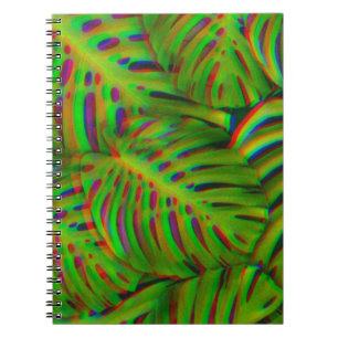 Carnet Feuilles arc-en-ciel