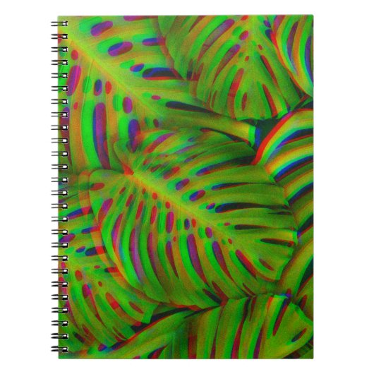 Carnet Feuilles arc-en-ciel (Devant)