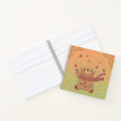 Carnet Feuilles automnales de l'automne de Teddy Bear (Intérieur)