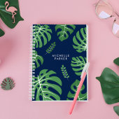 Carnet Feuilles branchés Monstera Palm