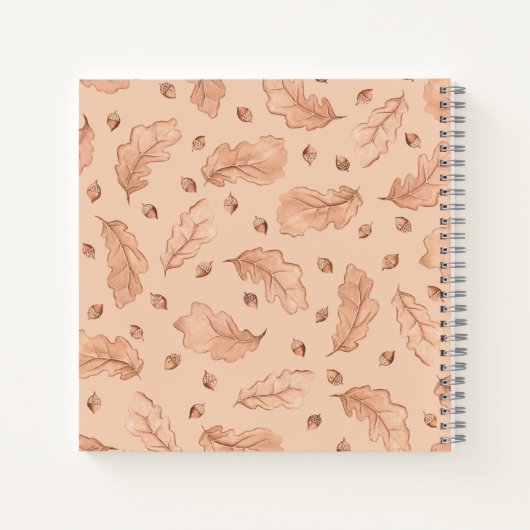 Carnet Feuilles d'automne (Dos)