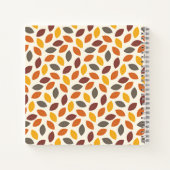 Carnet Feuilles d'automne (Dos)