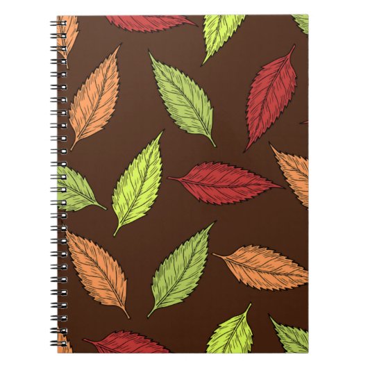 CARNET FEUILLES D'AUTOMNE (Devant)