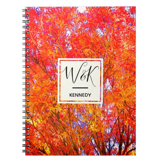 Carnet Feuilles d'automne (Devant)
