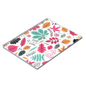 Carnet Feuilles d'automne Abstrait Motif sans fil (Côté gauche)