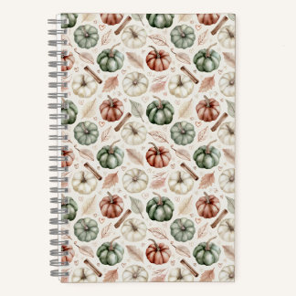 Carnet Feuilles d'automne antiques et cannelle – Automne