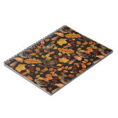 Carnet Feuilles d'automne, baies, champignons et fleurs (Côté gauche)