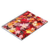 Carnet Feuilles d'automne colorées (Côté gauche)