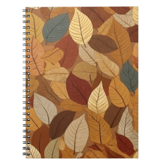 Carnet Feuilles d'automne colorées (Devant)