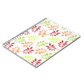 Carnet Feuilles d'automne colorées aux tons chauds (Côté gauche)