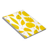 Carnet Feuilles d'automne en jaune (Côté Droit)