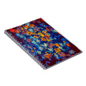 Carnet Feuilles d'automne en négatif (Côté Droit)