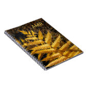 Carnet Feuilles d'automne Golden Ferme photo avec Monogra (Côté Droit)